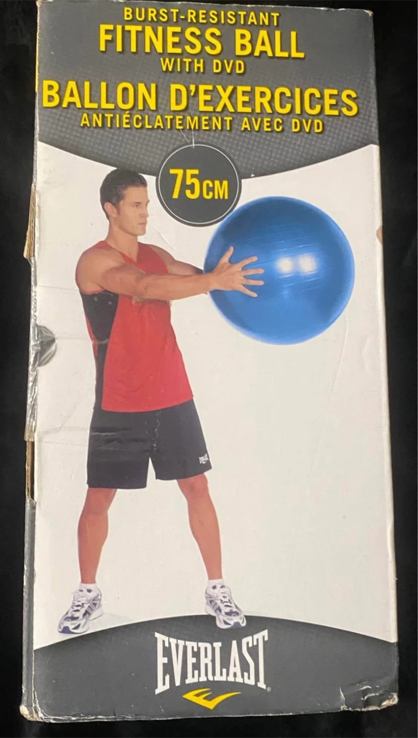 75cm Burst-Resistant Fitness Ball (Black) - photo 3