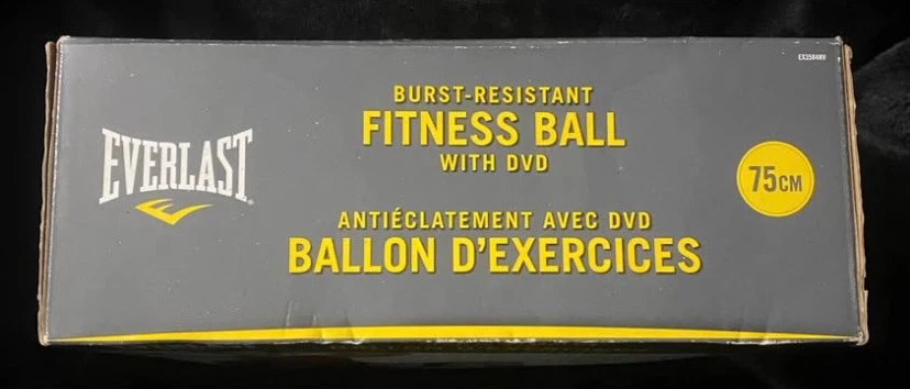 75cm Burst-Resistant Fitness Ball (Black) - photo 5