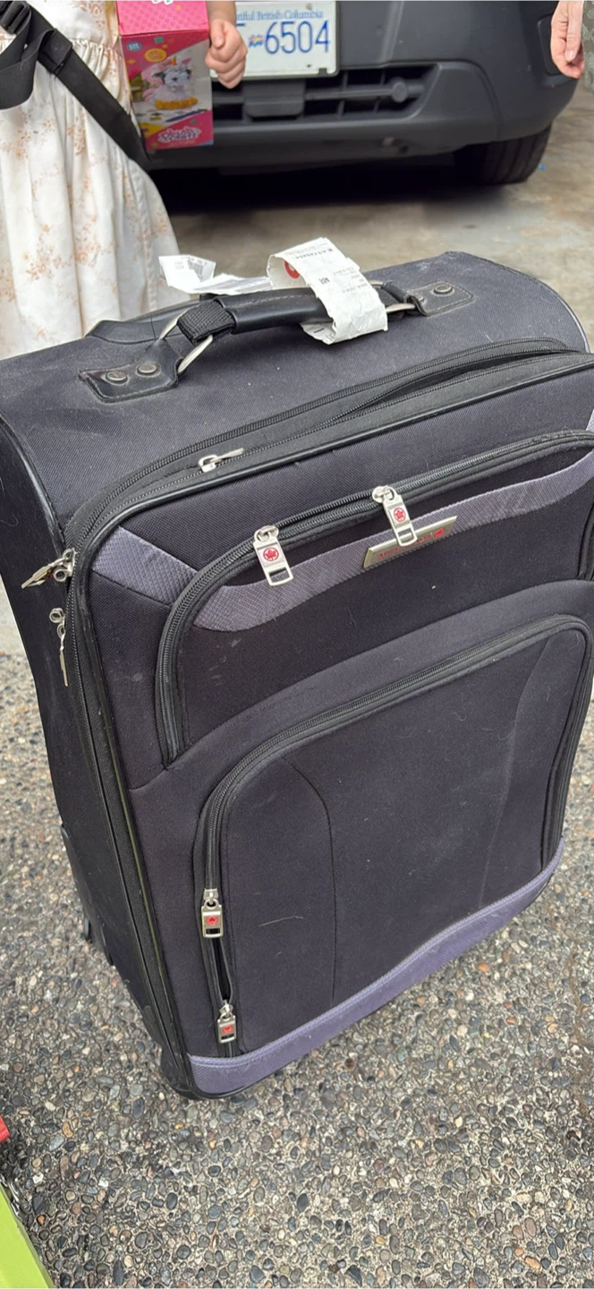 Air Canada Black Suitcase