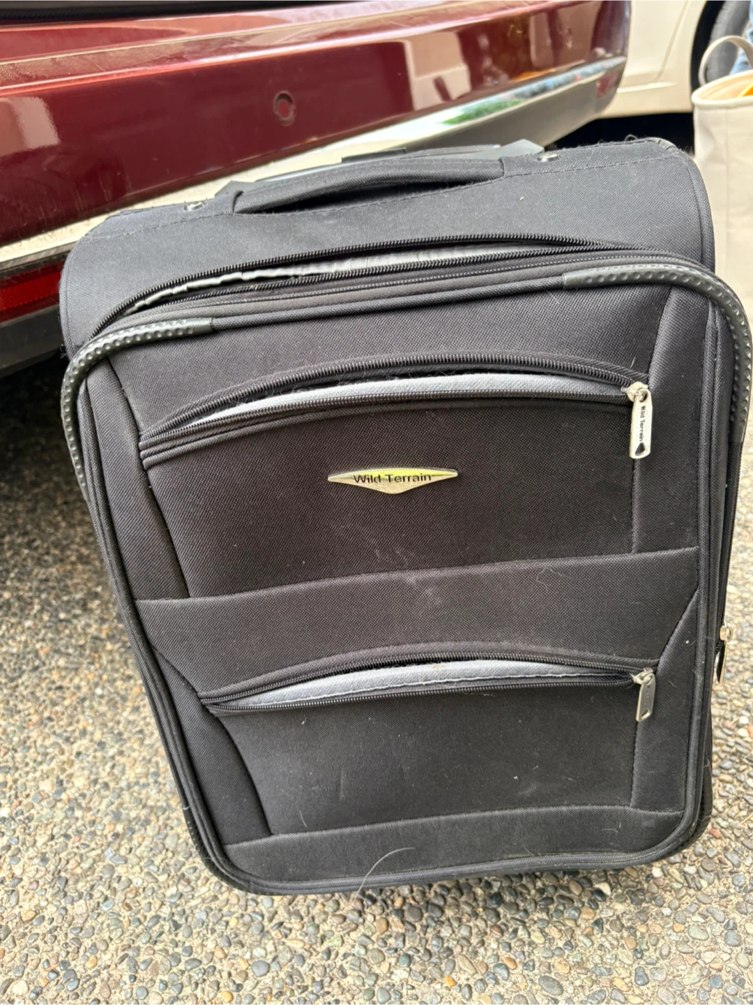 Wild Terrain Black Carry-On Suitcase