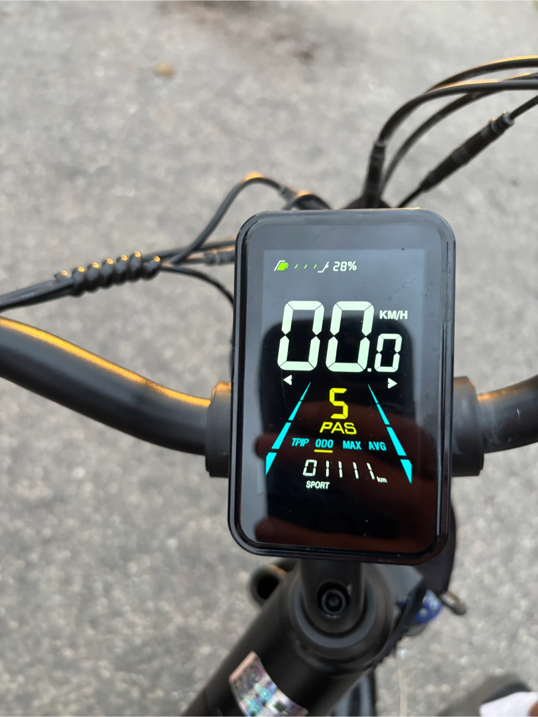 Black Electric Bicycle with Digital Display - photo 3