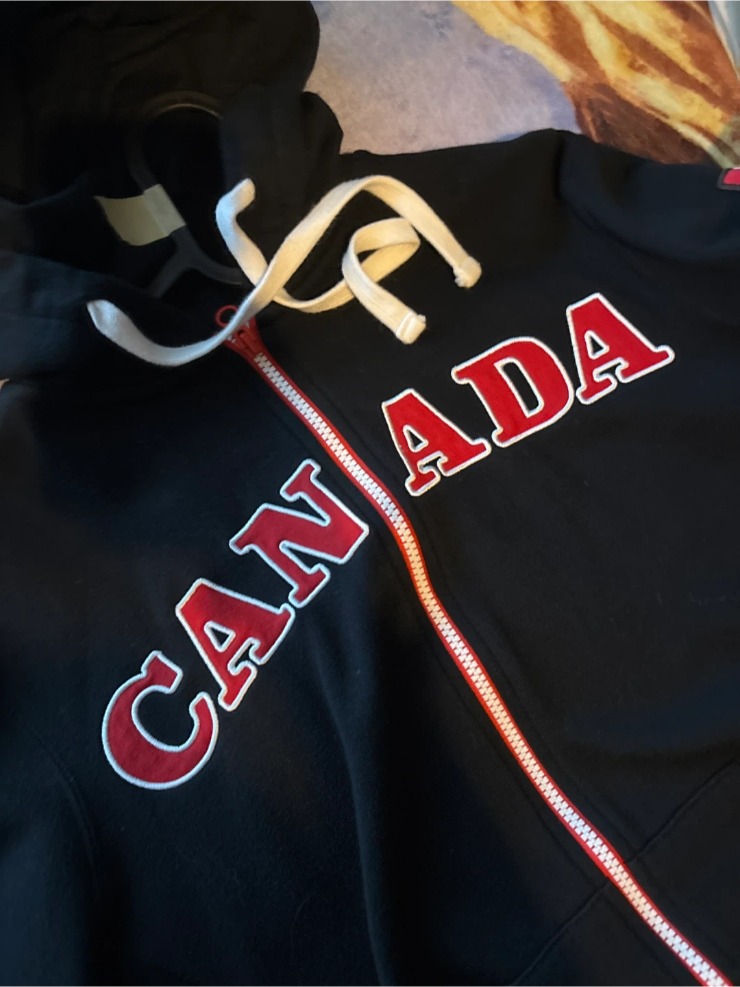 Black Canada Zip-Up Hoodie - photo 3