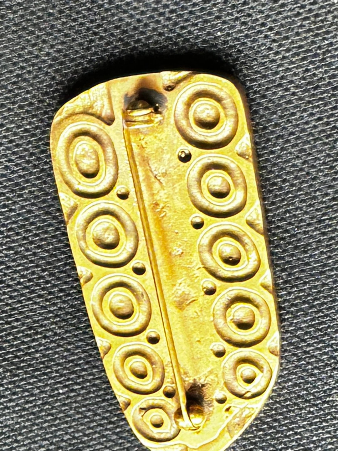 Vintage Bernard Chaudron Modernist Bronze Brooch - photo 3
