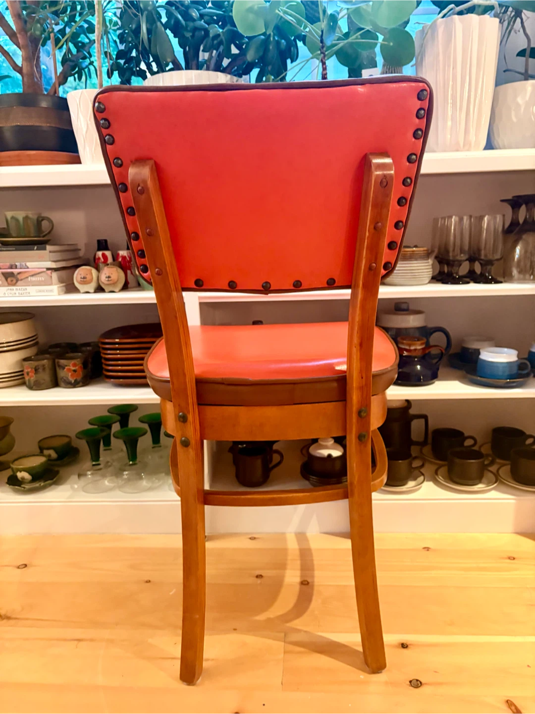 Vintage Mid-Century Modern Wooden Chair - photo 2