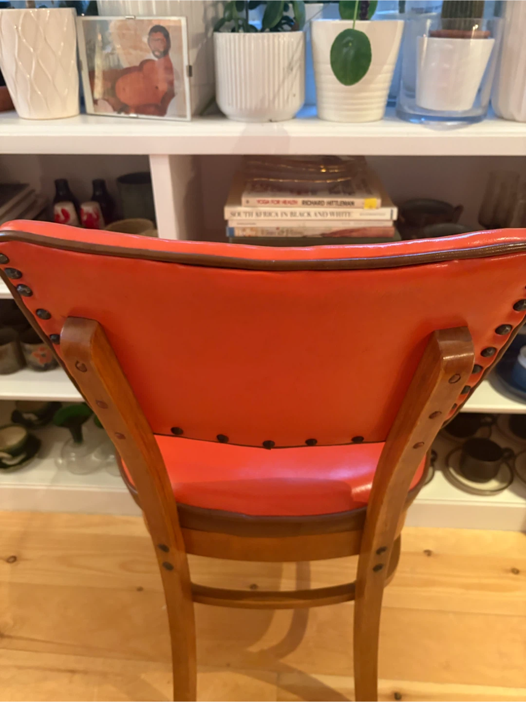 Vintage Mid-Century Modern Wooden Chair - photo 3