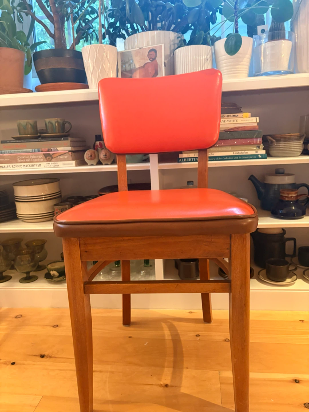 Vintage Mid-Century Modern Wooden Chair - photo 4