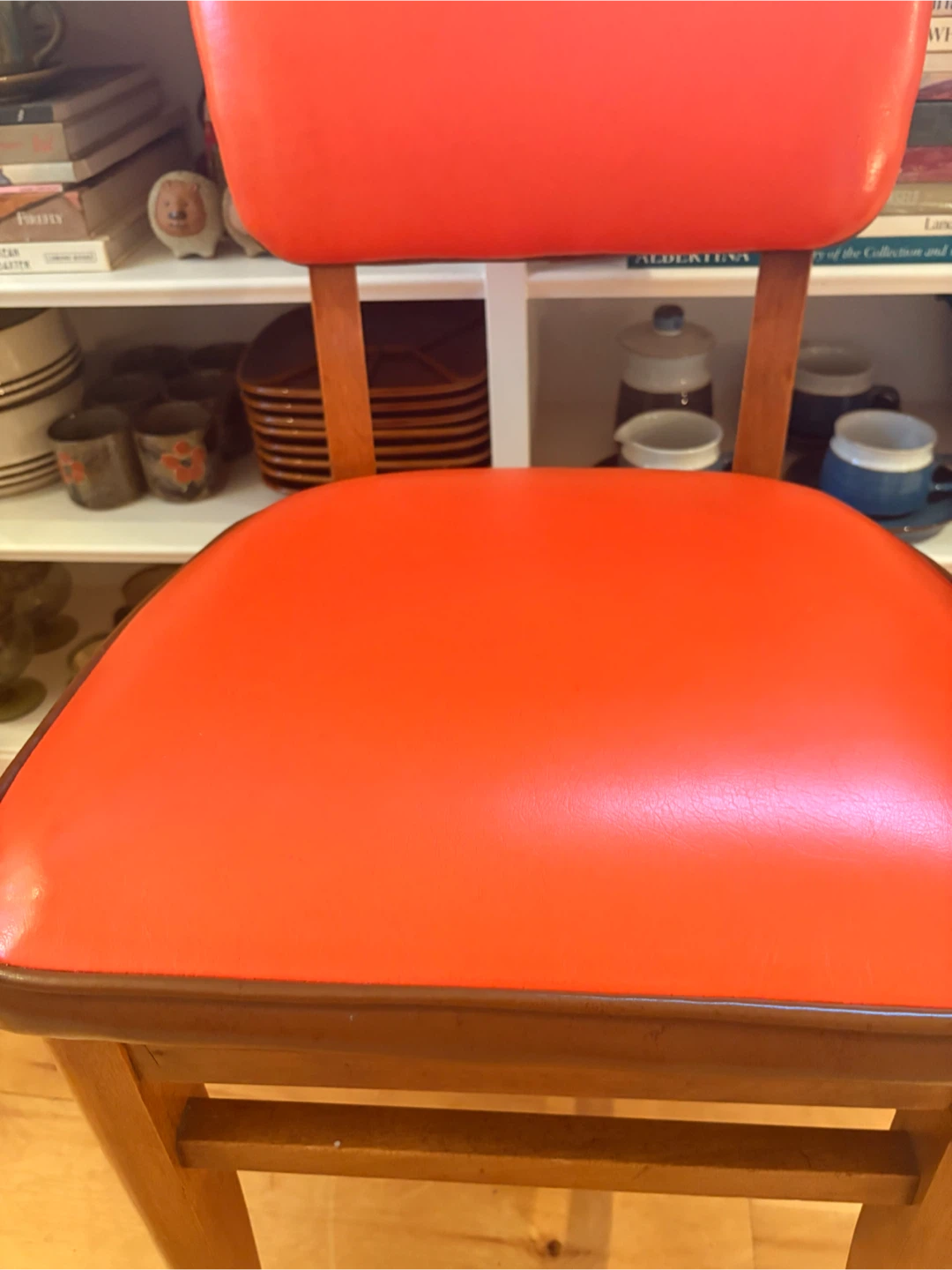 Vintage Mid-Century Modern Wooden Chair - photo 5