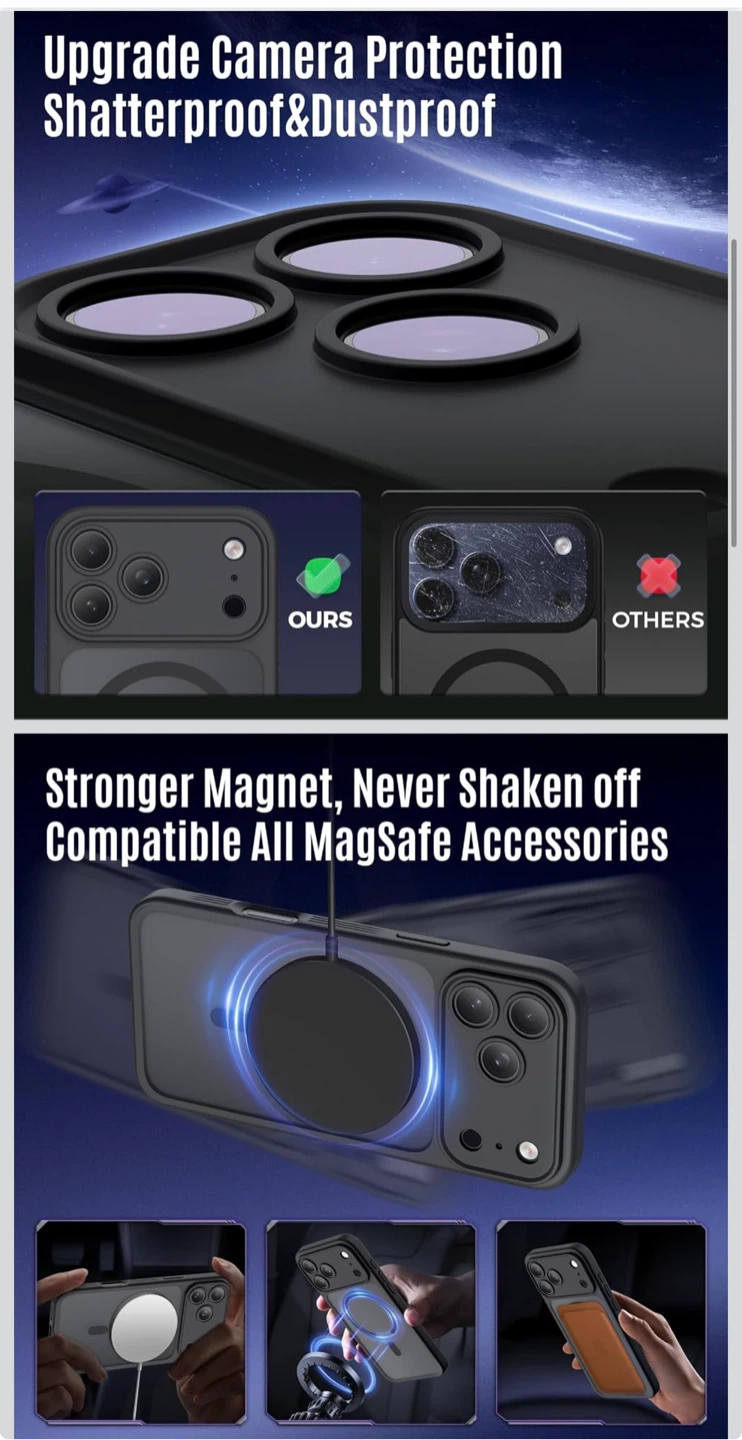Shockproof Magnetic Case for iPhone 18/17 Pro Max - photo 2