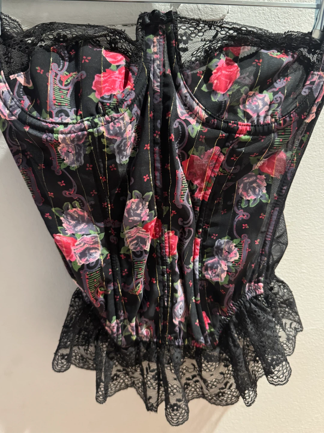 Victoria's Secret Floral Lace Corset - photo 2