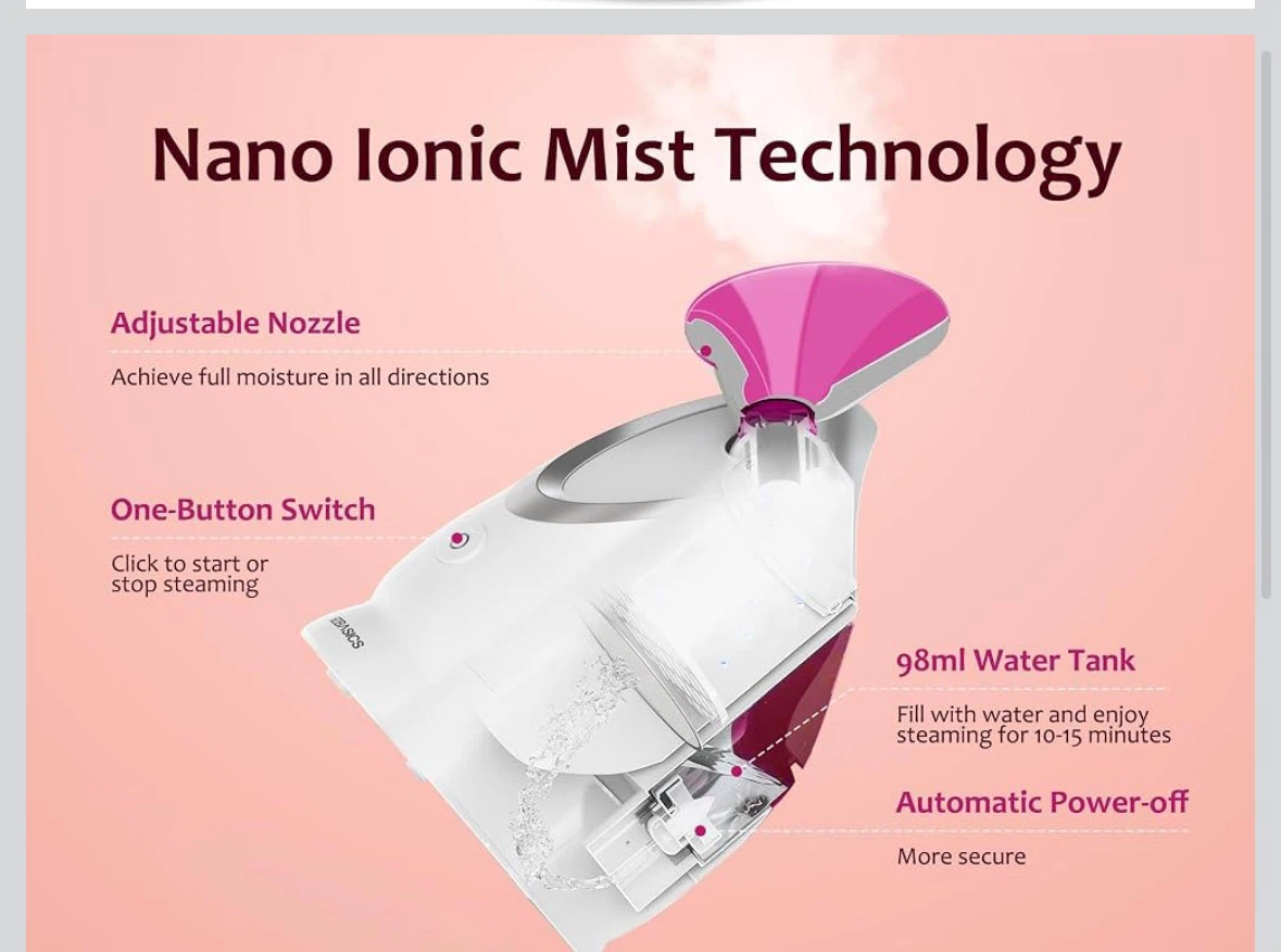 EZBASICS Ionic Facial Steamer - photo 2