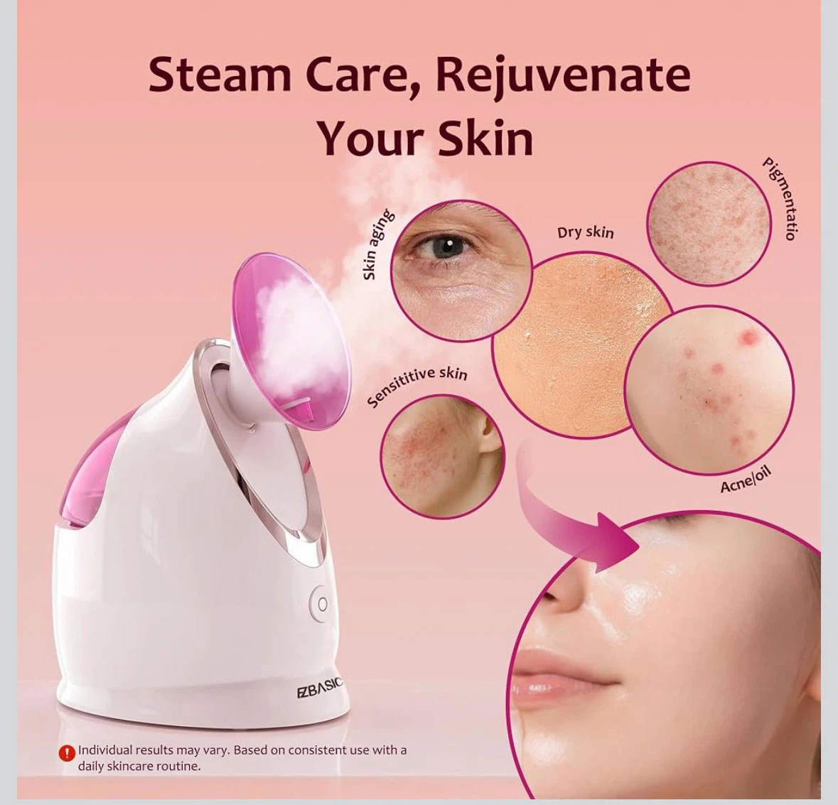 EZBASICS Ionic Facial Steamer - photo 3