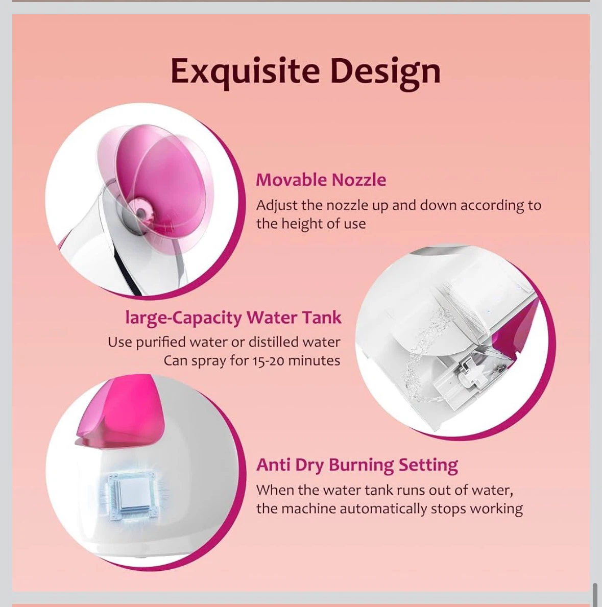 EZBASICS Ionic Facial Steamer - photo 5