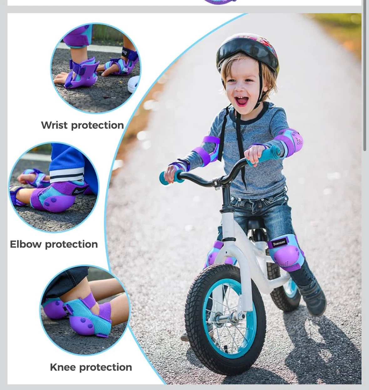 Bosoner Kids Protective Gear Set - photo 2