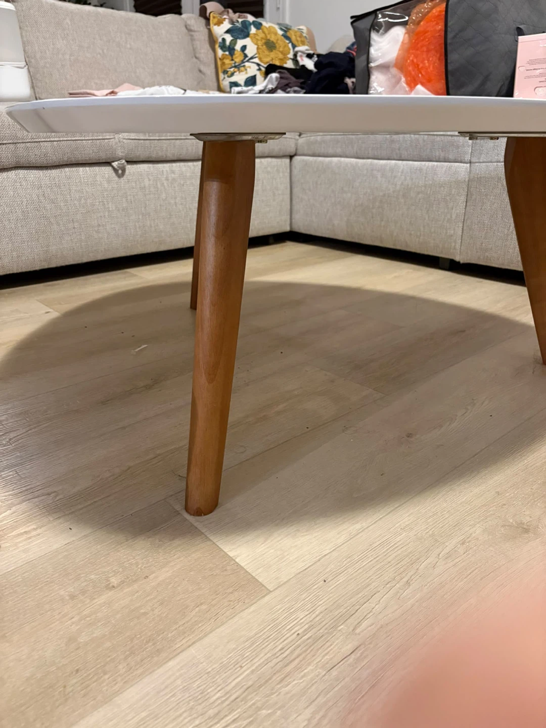 Modern White Coffee Table - photo 2