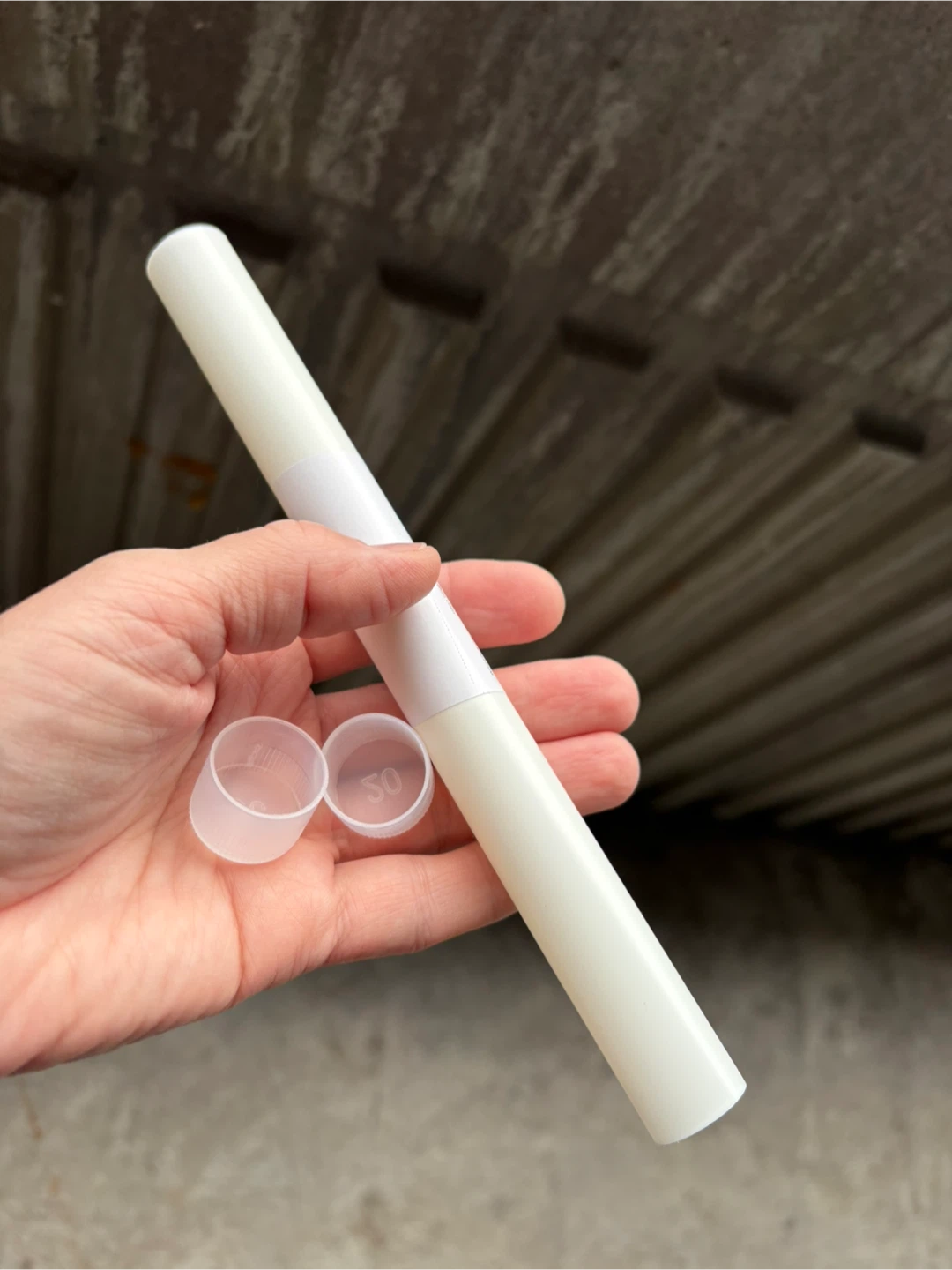 Set of 12 empty plastic tube containers - photo 2