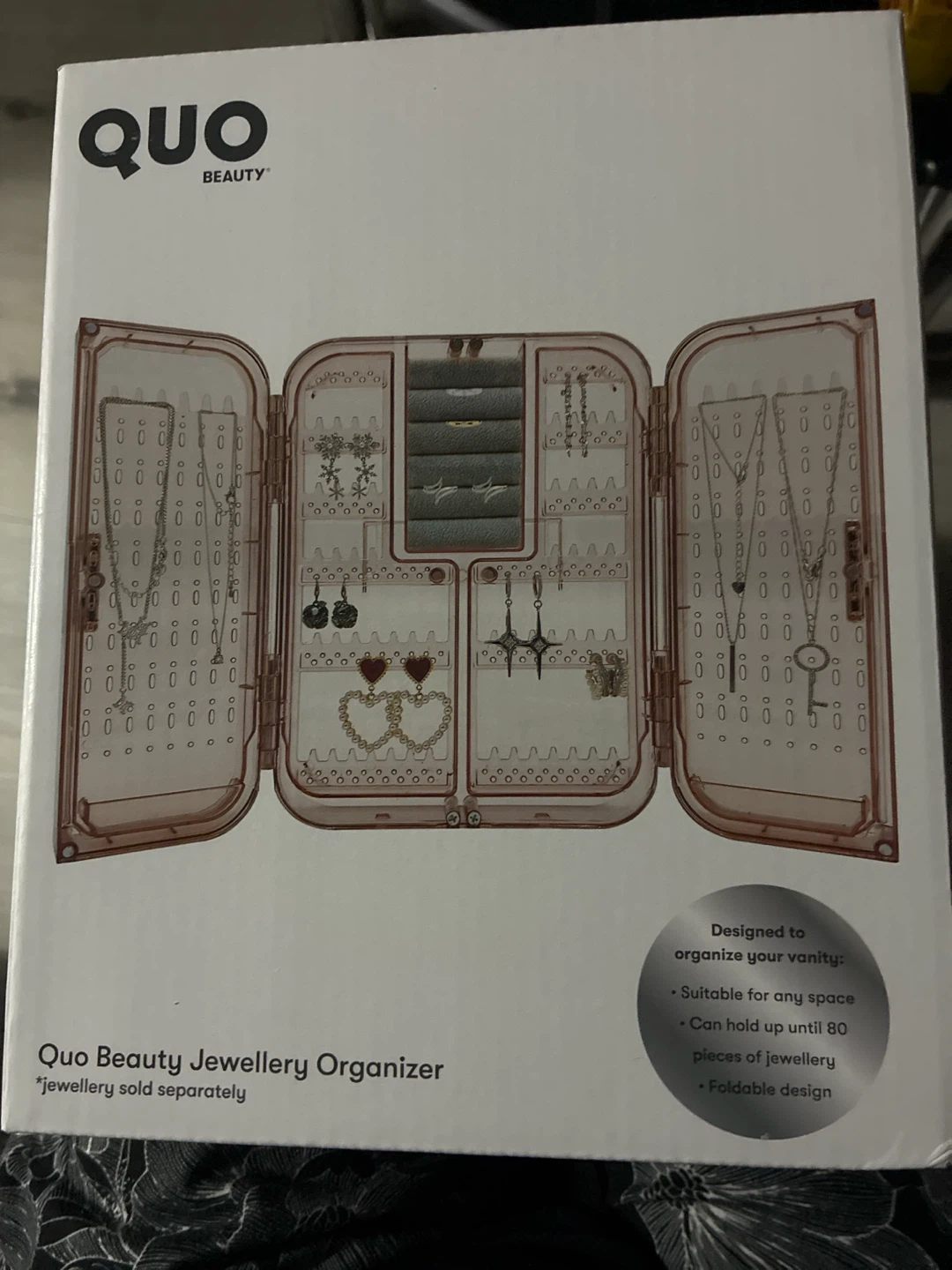 Quo Beauty Jewellery Organizer