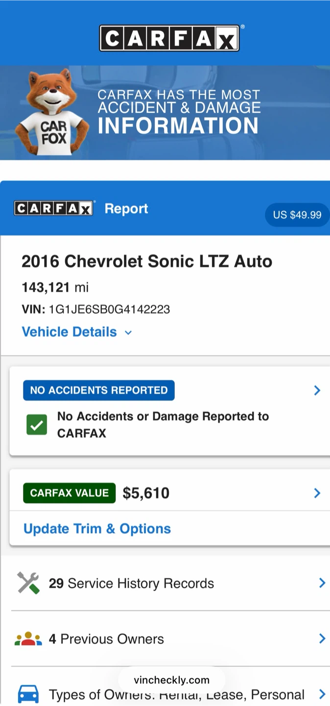 2016 Chevrolet Sonic LTZ - photo 4