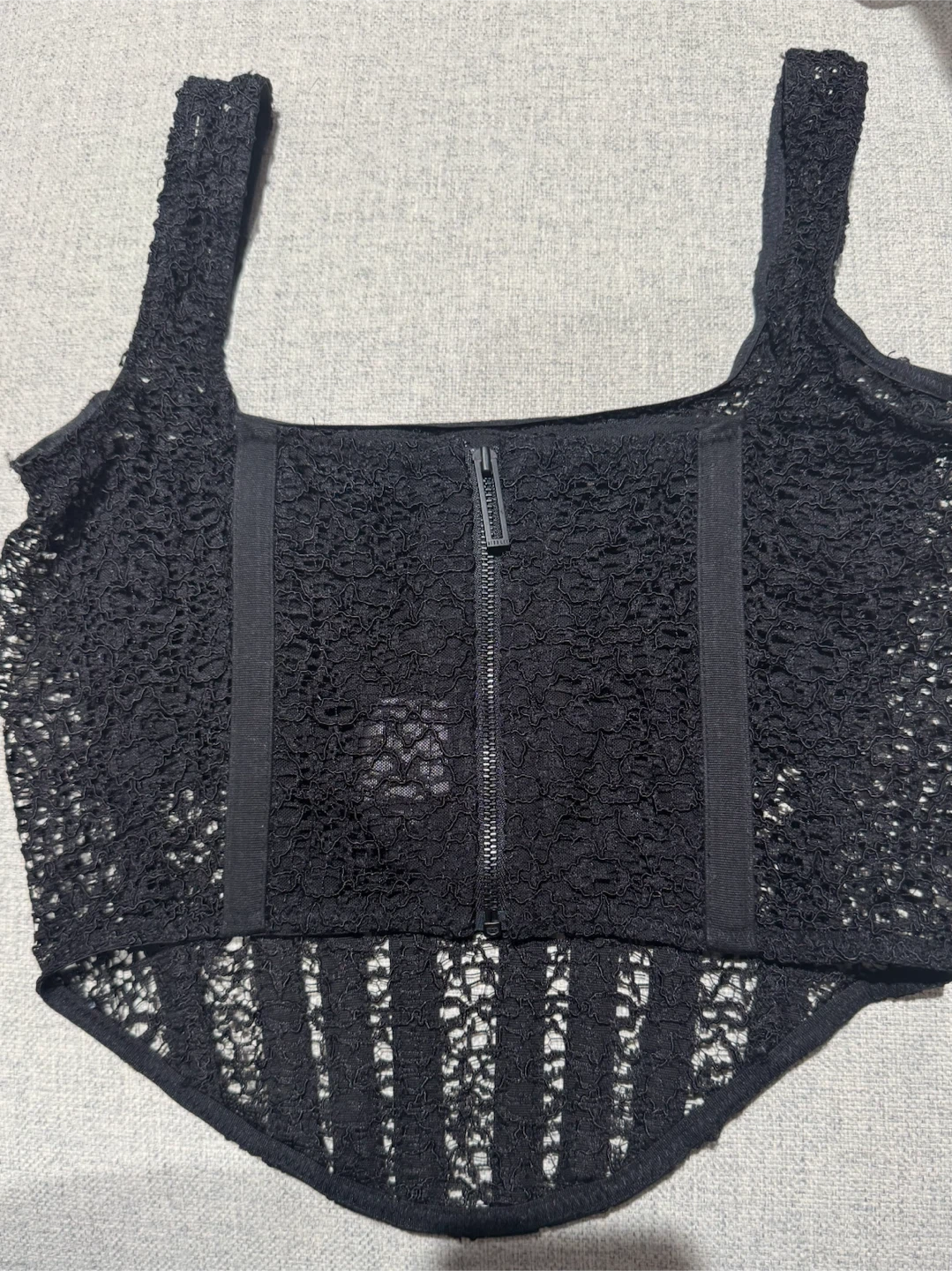 Dion Lee Black Lace Corset Top - photo 4