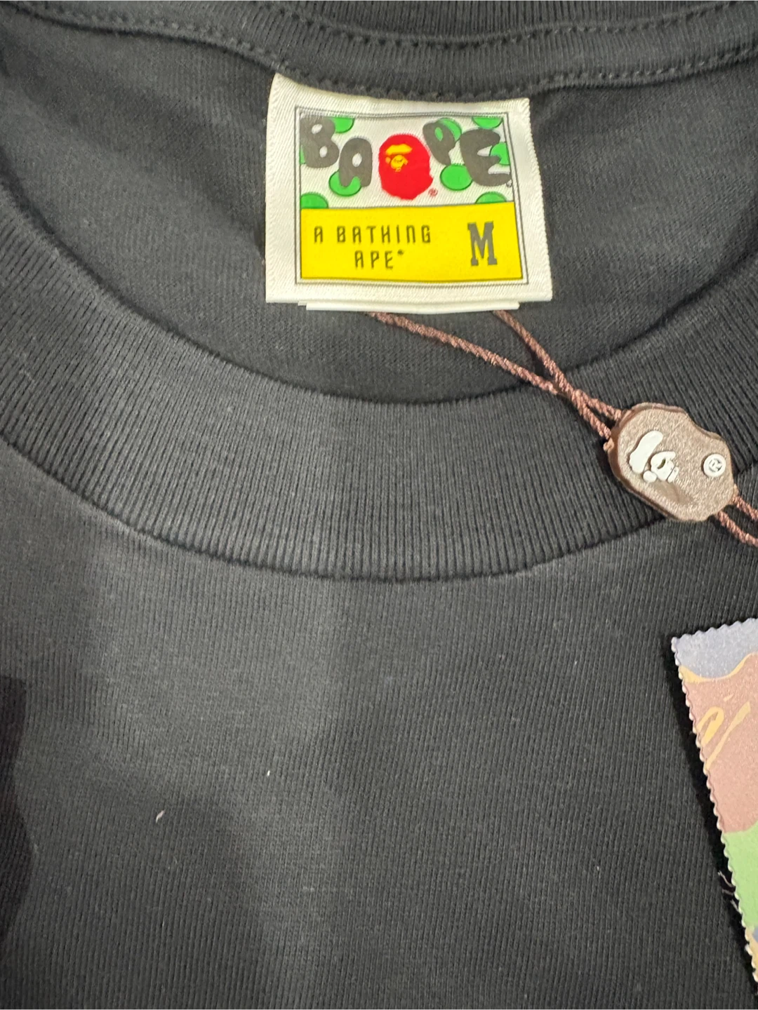 A Bathing Ape Black Graphic T-Shirt - photo 2
