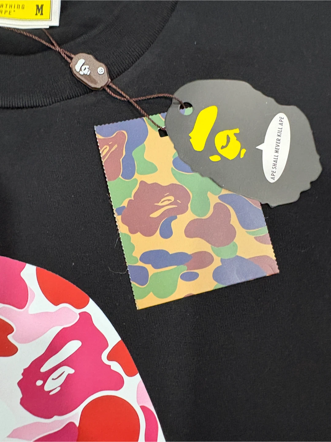 A Bathing Ape Black Graphic T-Shirt - photo 3