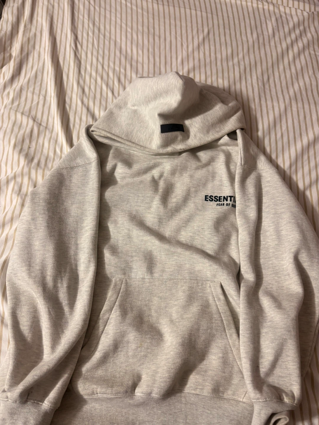 Essentials Fear of God Hoodie - Grey - Medium - photo 2