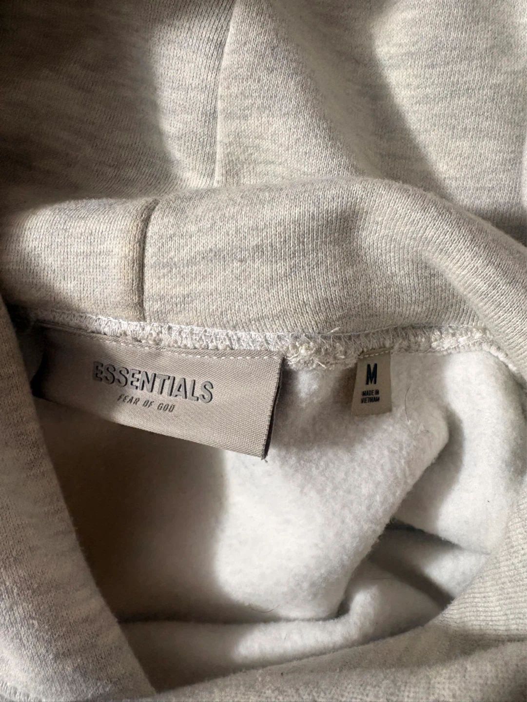 Essentials Fear of God Hoodie - Grey - Medium - photo 3