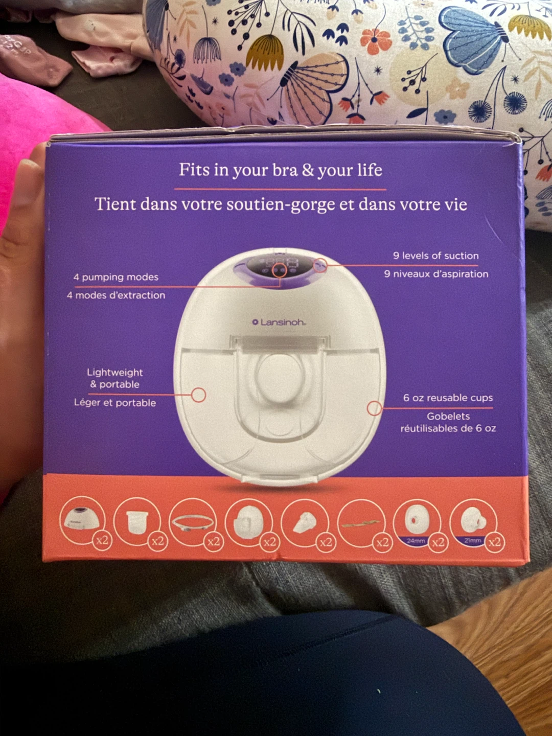 🍼 Lansinoh DiscreetDuo Wearable Breast Pump – BRAND NEW 🍼
