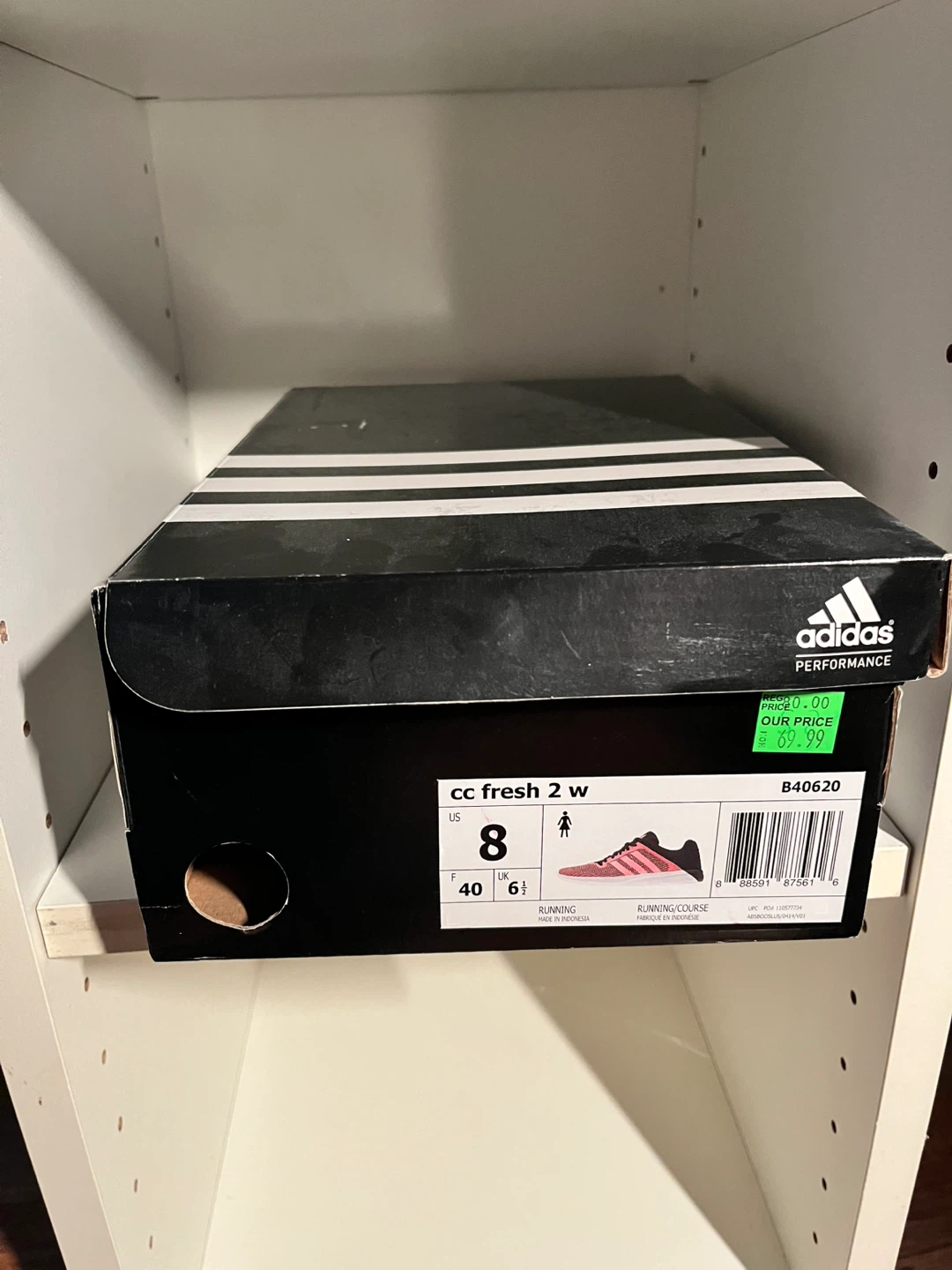 Adidas CC Fresh 2 W Running Shoes Pink/Black - photo 2
