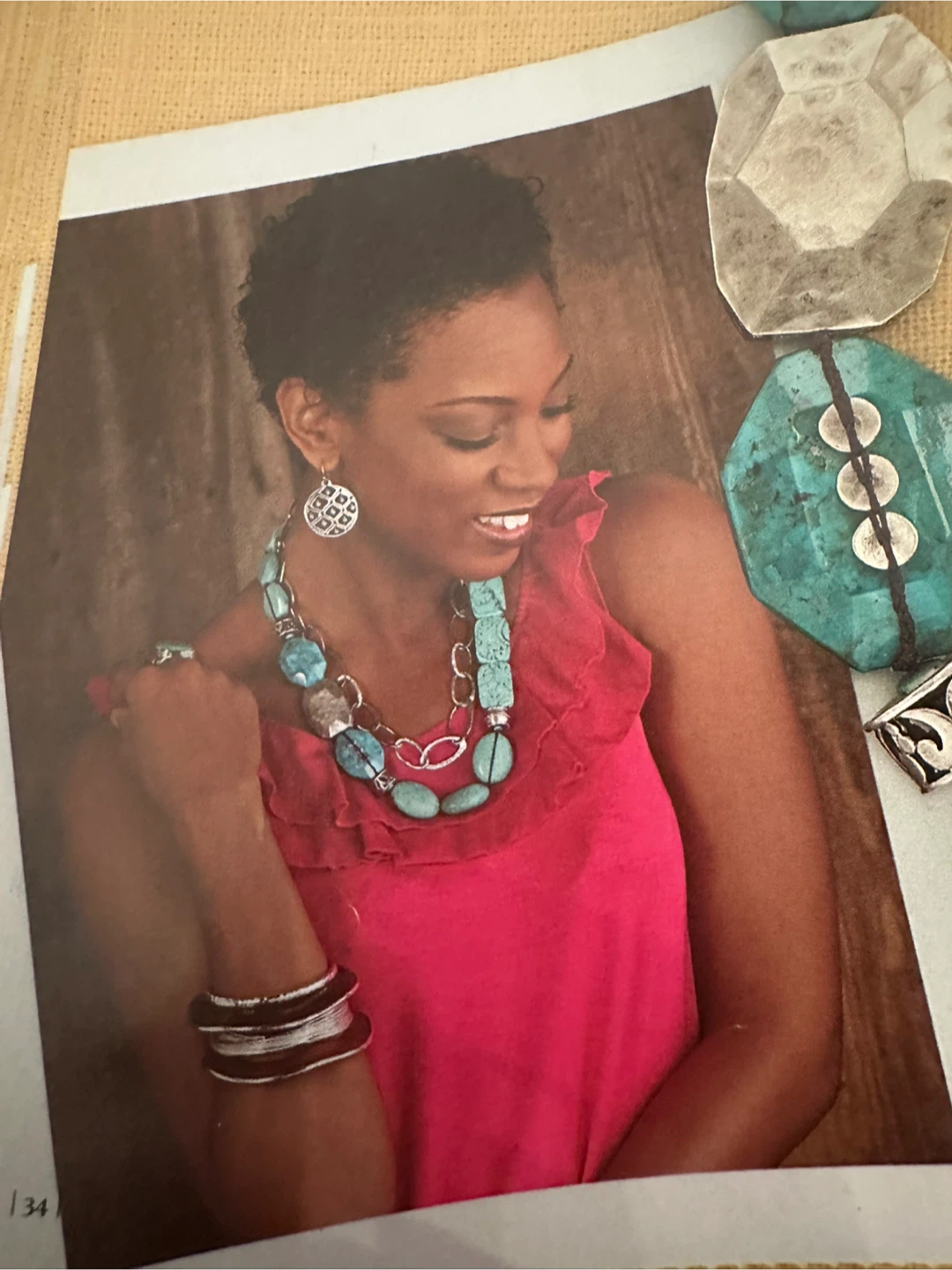 Silpada Sterling Silver .925 Turquoise Statement Necklace - photo 5