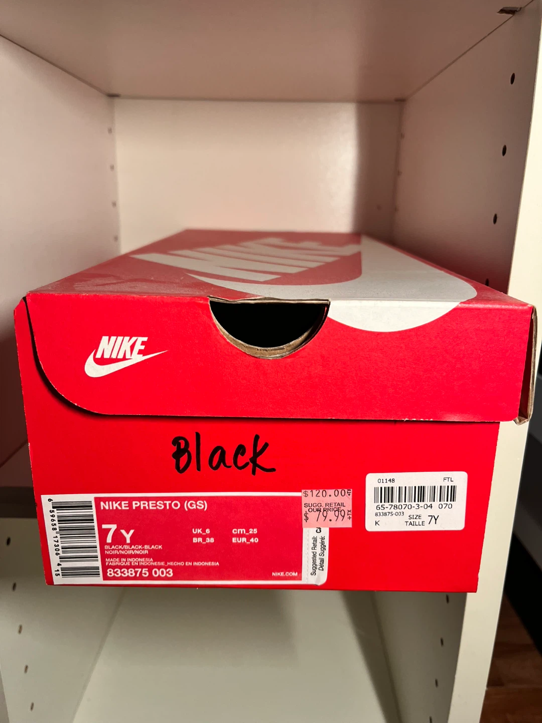 Nike Presto GS Black Sneakers - photo 2