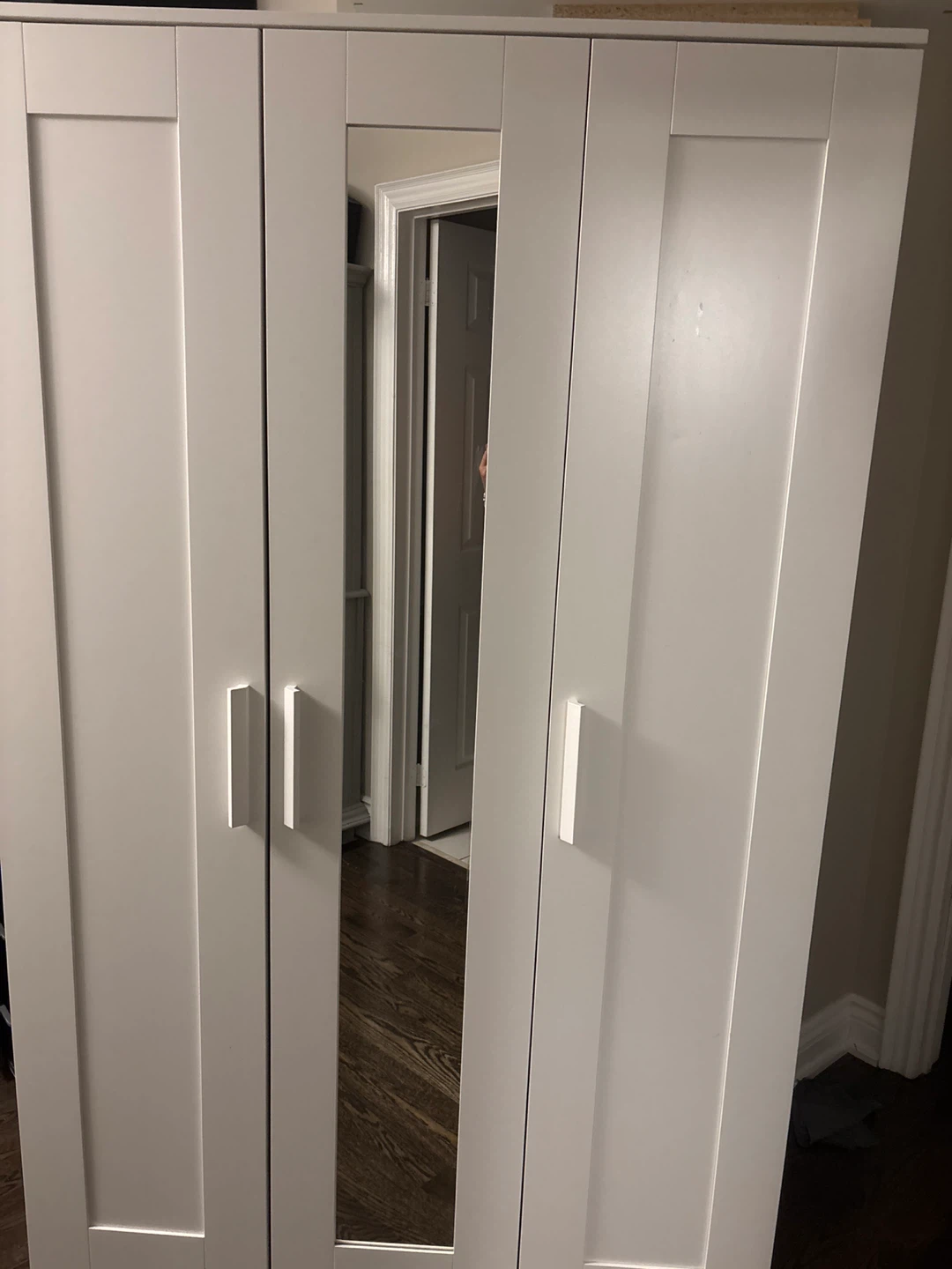 IKEA Brimnes 3-Door Wardrobe White