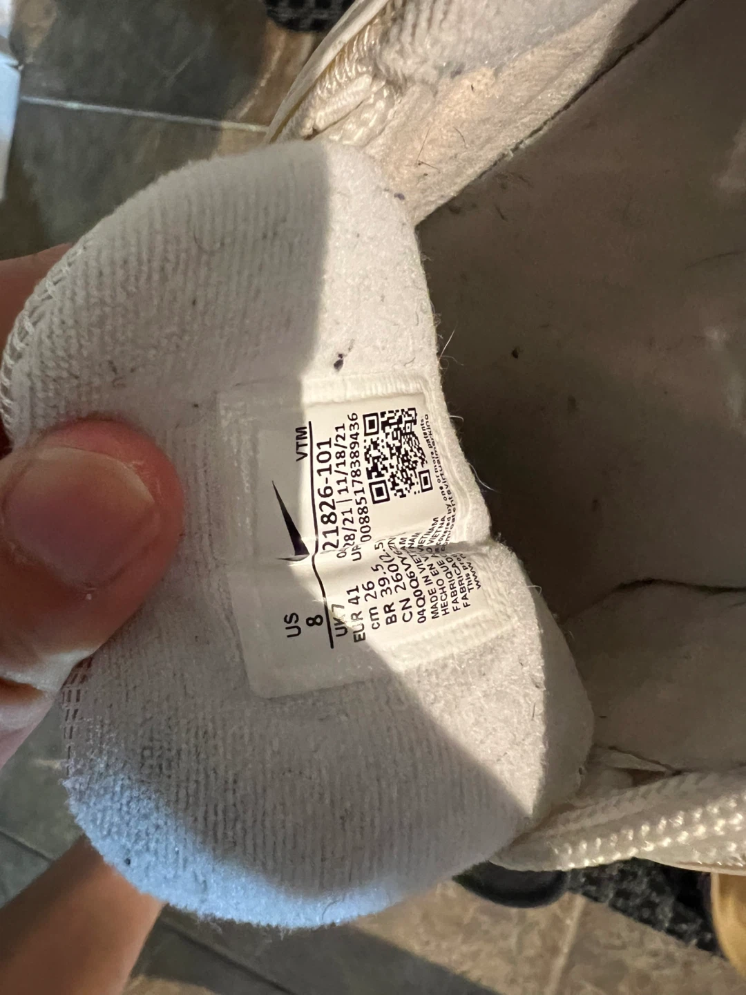 Nike Air Max 97 White Sneakers - US 8 - photo 2