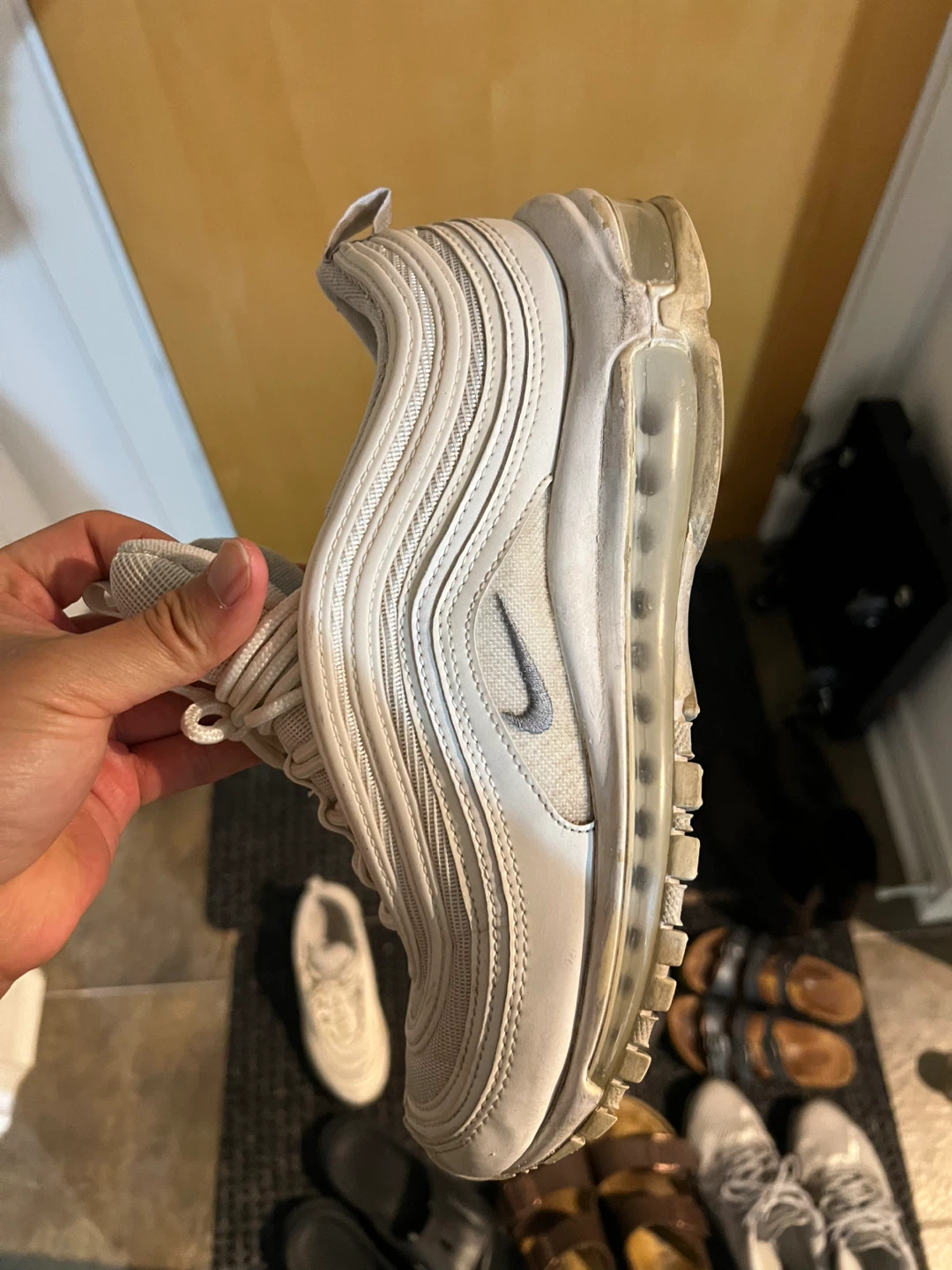 Nike Air Max 97 White Sneakers - US 8 - photo 4