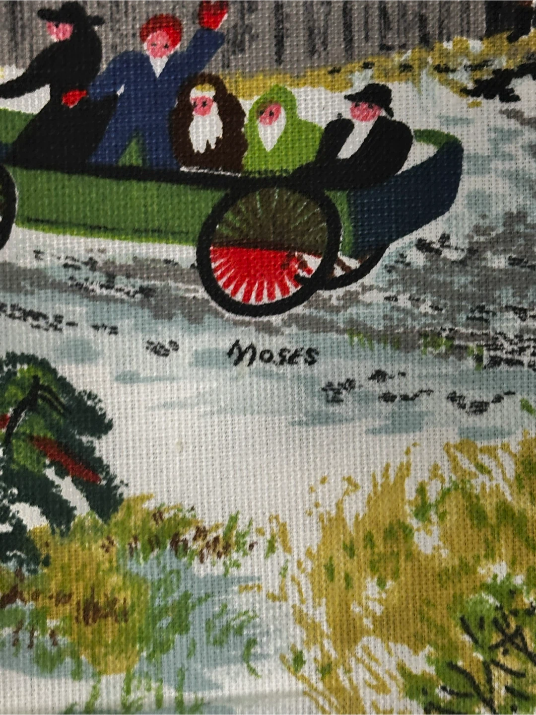 Vintage authentic grandma Moses pillow case - photo 5
