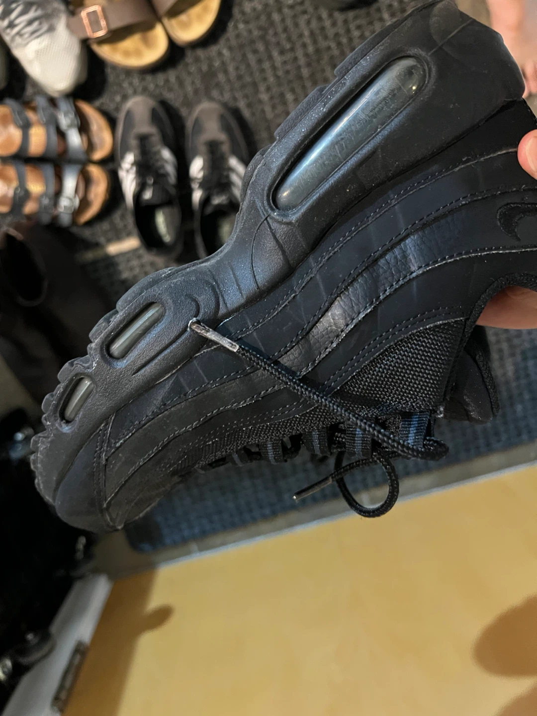 Nike Air Max 95 Triple Black Sneakers - photo 2