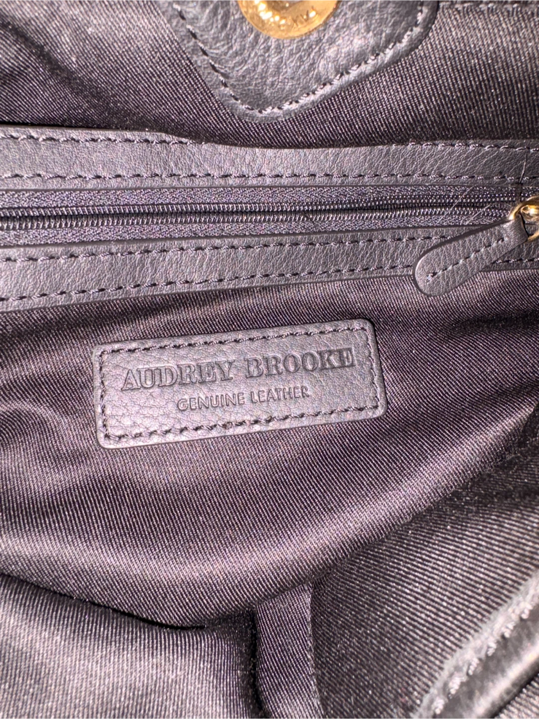 Audrey Brooke Black Genuine Leather Tote - photo 5
