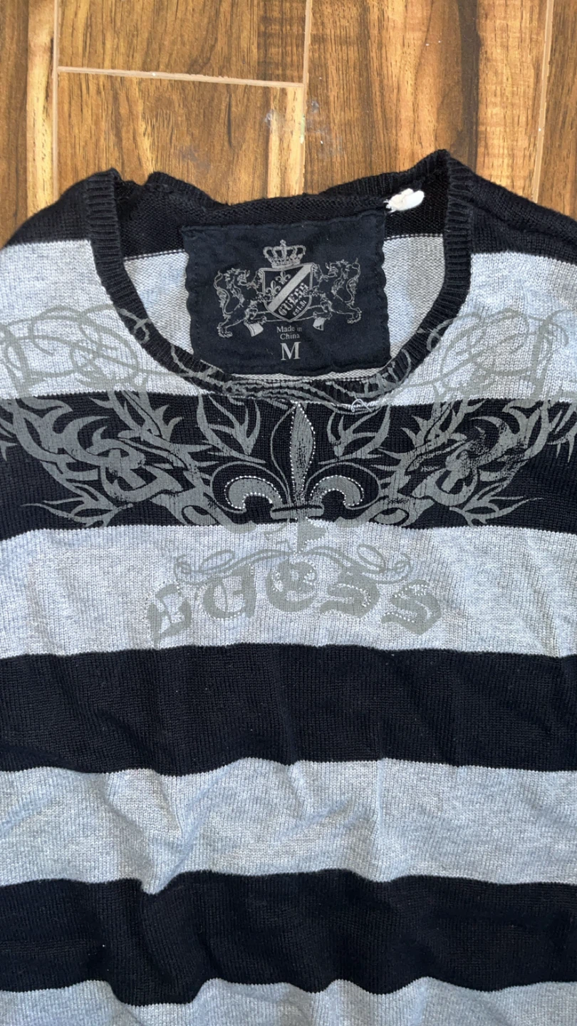 Guess Men's Striped Sweater - photo 2