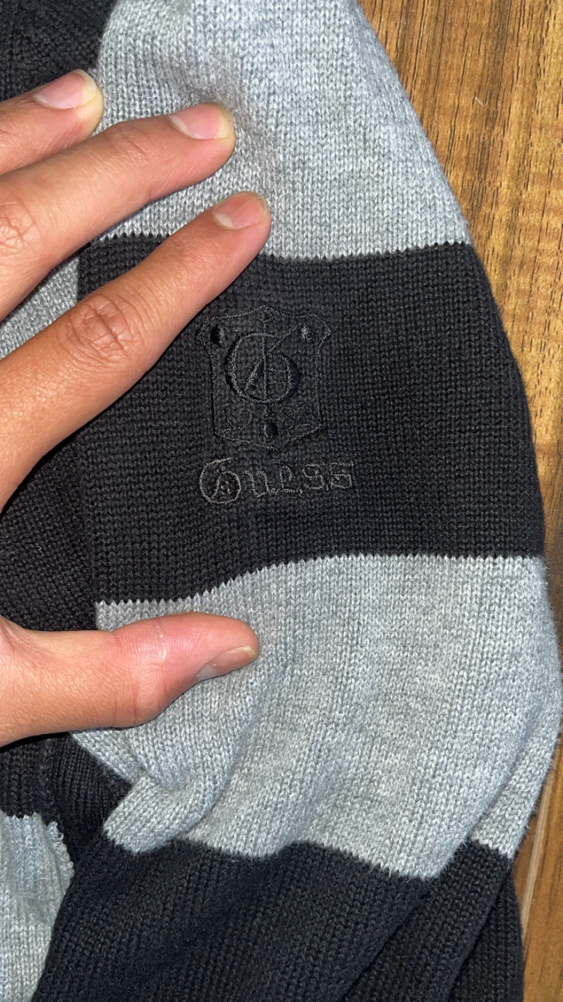 Guess Men's Striped Sweater - photo 3