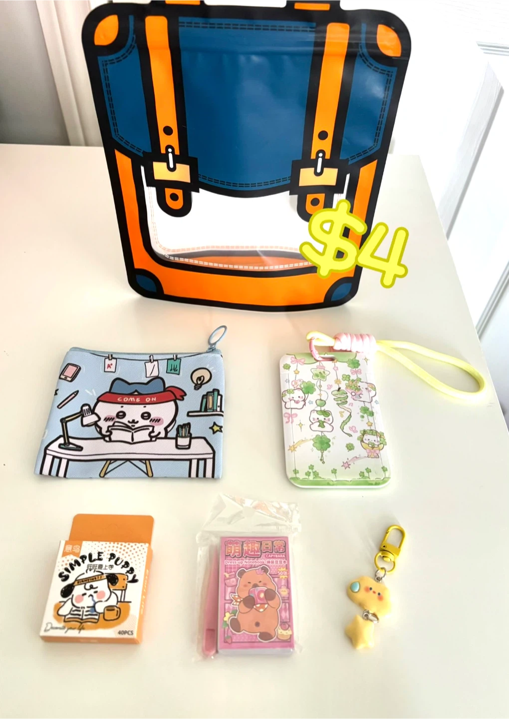 Assorted Kawaii Stationery and Toy Gift Bags - photo 3
