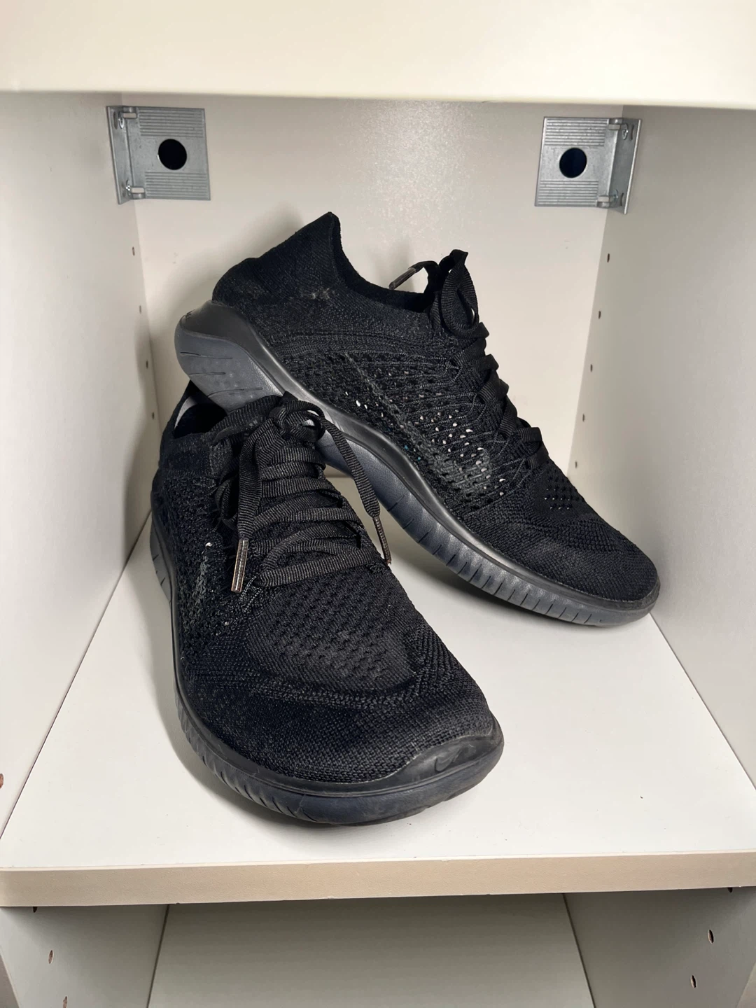 Nike Free Flyknit Black Running Shoes