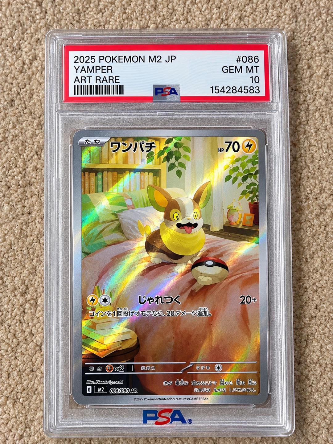 10 Graded Pokémon Cards — PSA 10 + CGC 10 - photo 2