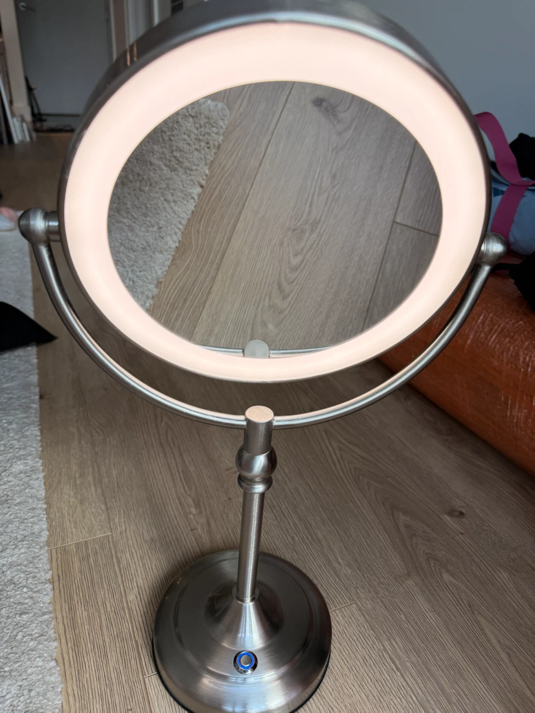 LED Lighted Tabletop Vanity Mirror