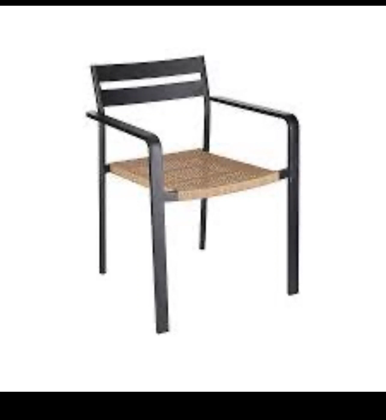 4 Black Outdoor Armchair - photo 2