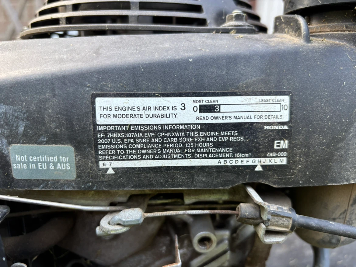 lawnmower honda (as it's read description) - photo 3