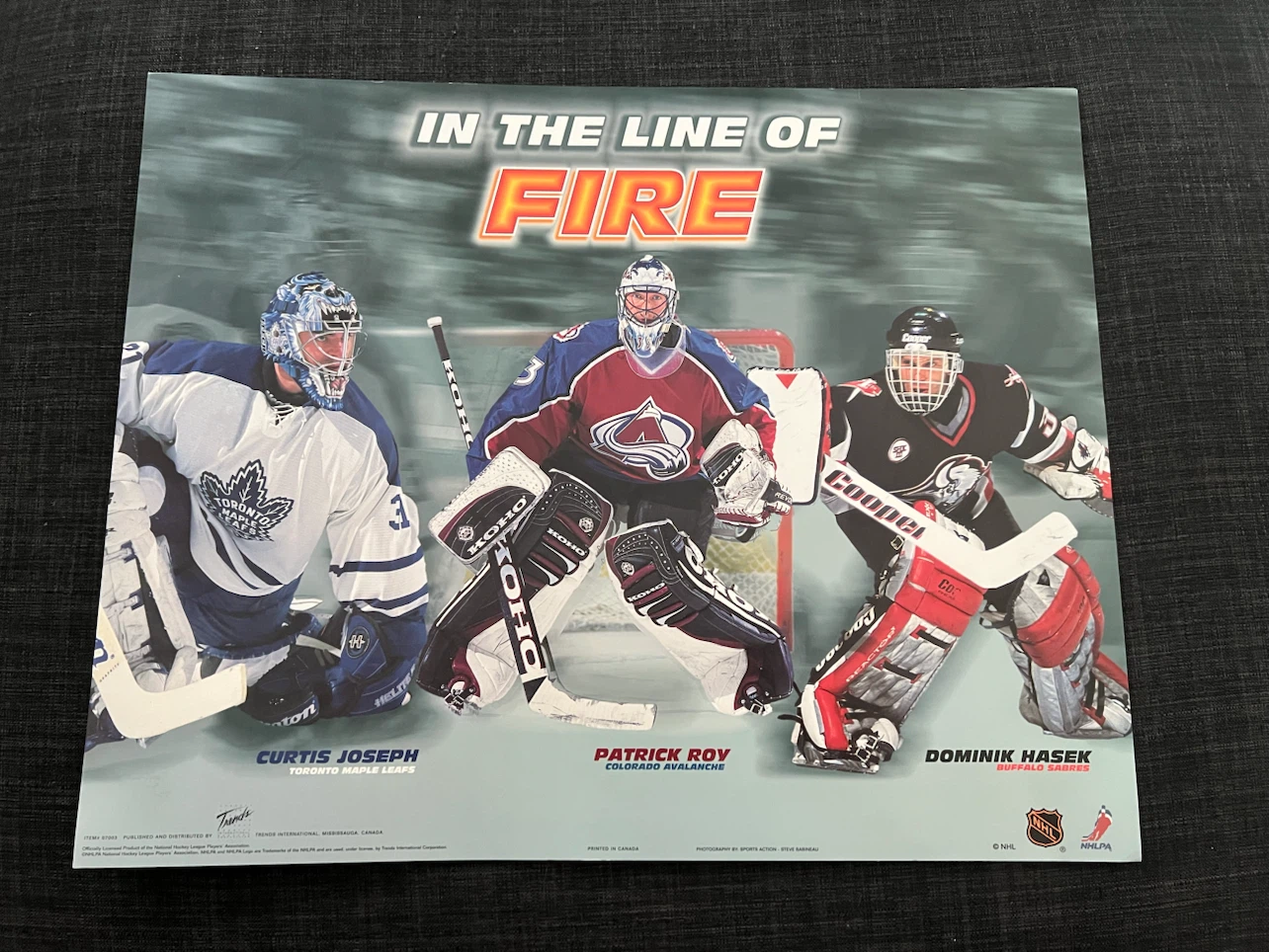 Set of 3 Vintage NHL Hockey Posters