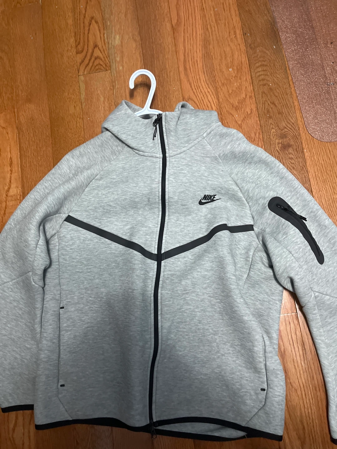 Gray Nike Tech Hoodie