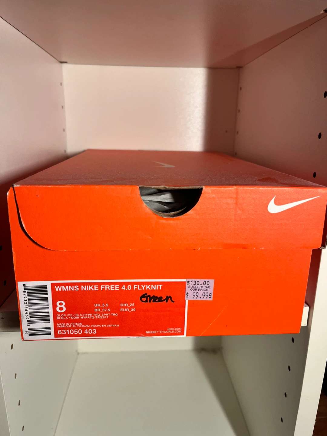 Wmns Nike Free 4.0 Flyknit Size 8 - photo 3