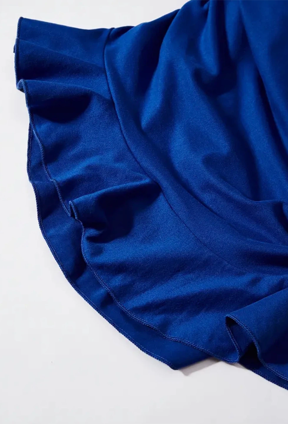 Royal Blue Off-Shoulder Ruched Mini Dress - photo 3