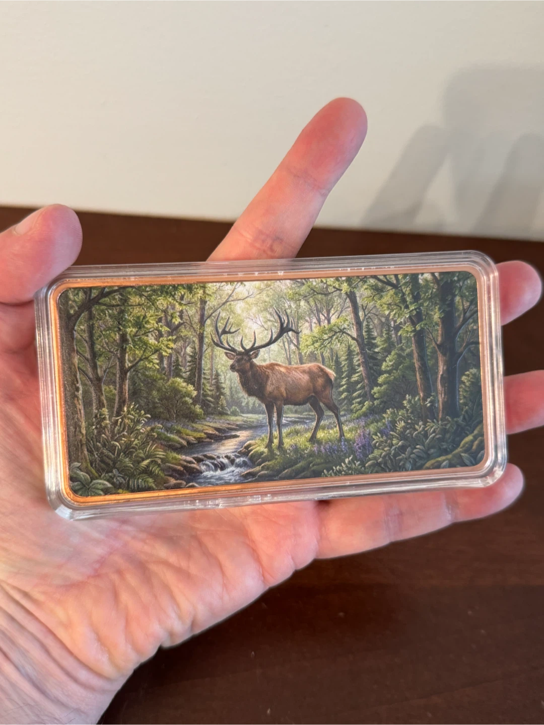 10 oz Copper Art Bar with Elk Motif - photo 5