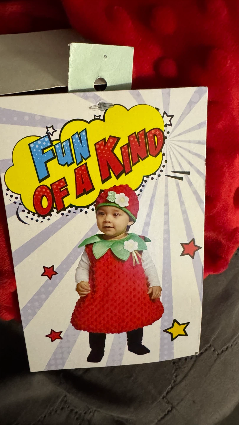 Fun of a Kind Strawberry Costume Size 24M